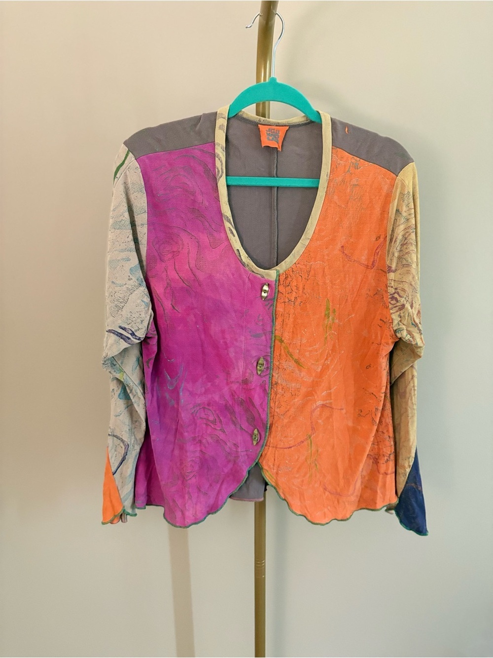 JG’s Mad Lab by Staley Gretzinger Slinky Knit Cardigan Top